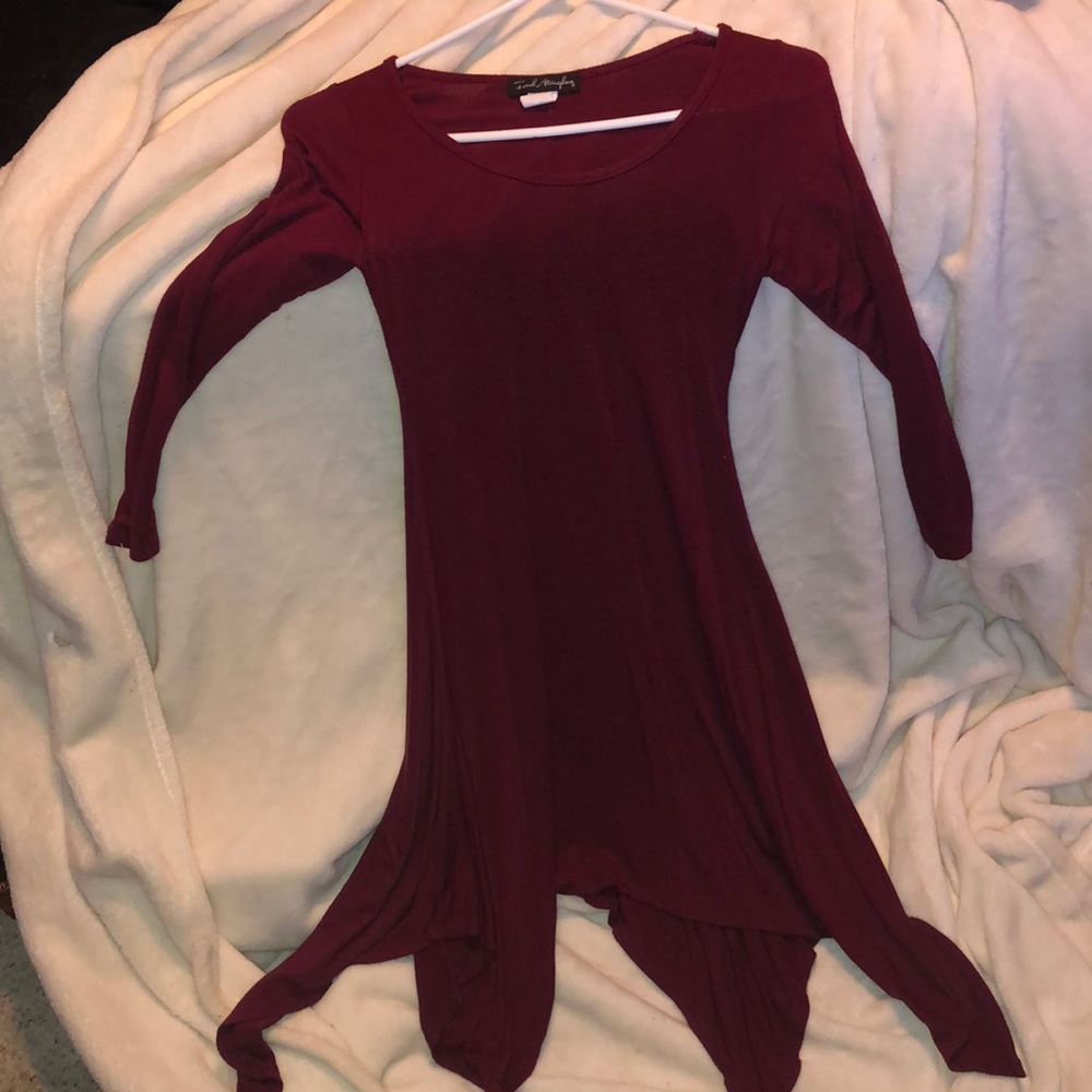 Maroon dress
